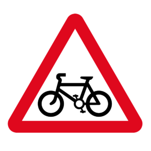 Cycle Route Ahead Warning Sign